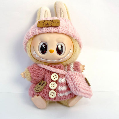 17cm Labubu Dress Up Set Outfit Changeable Costume
