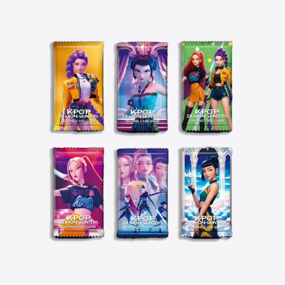 K-POP Demon Hunters Trading Card Pack Random Blind Pack Design Fun Collectible Game Cards
