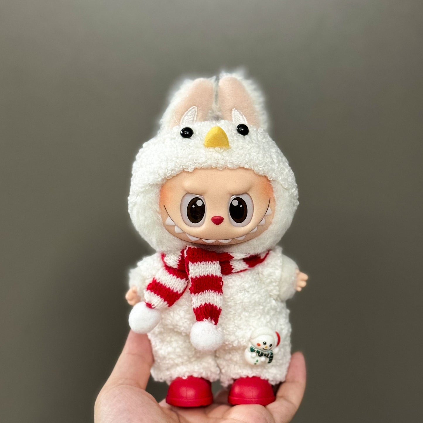 Labubu Doll Clothes Outfit Set for Gen 1-3 Vinyl Figures Christmas Hat Scarf Costume