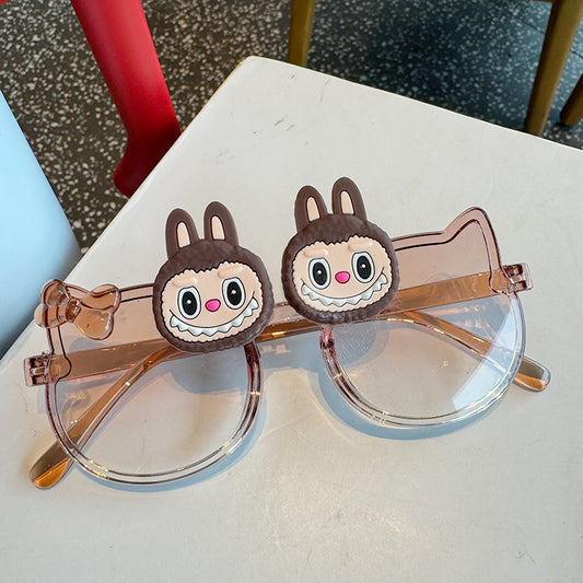 Kids Girls Boy's Holiday Outdoor Labubu Sunglasses Multi color