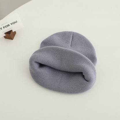 Kids Embroidered Excavator Knit Beanie – Warm, Stylish Unisex Winter Hat