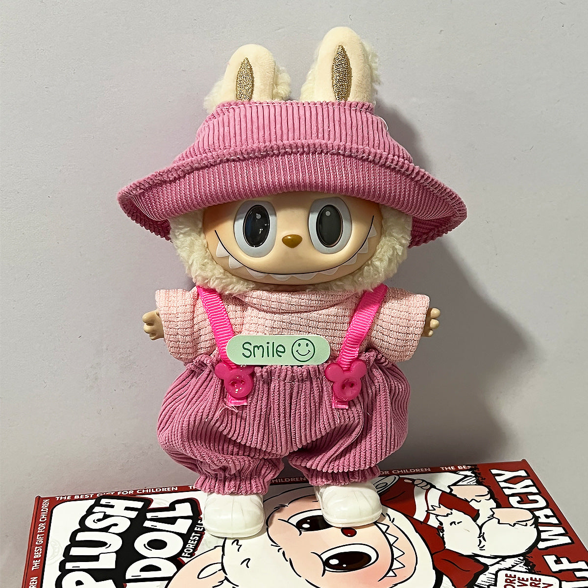 17cm Labubu Doll Clothes Outfit Dress Up Changeable Costume
