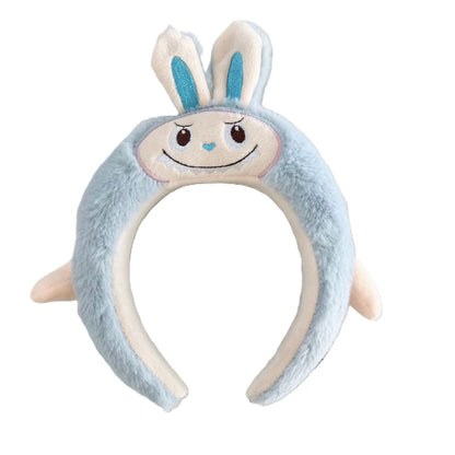 Girls Cute Accessroies Cartoon LABUBU Plush Headwear