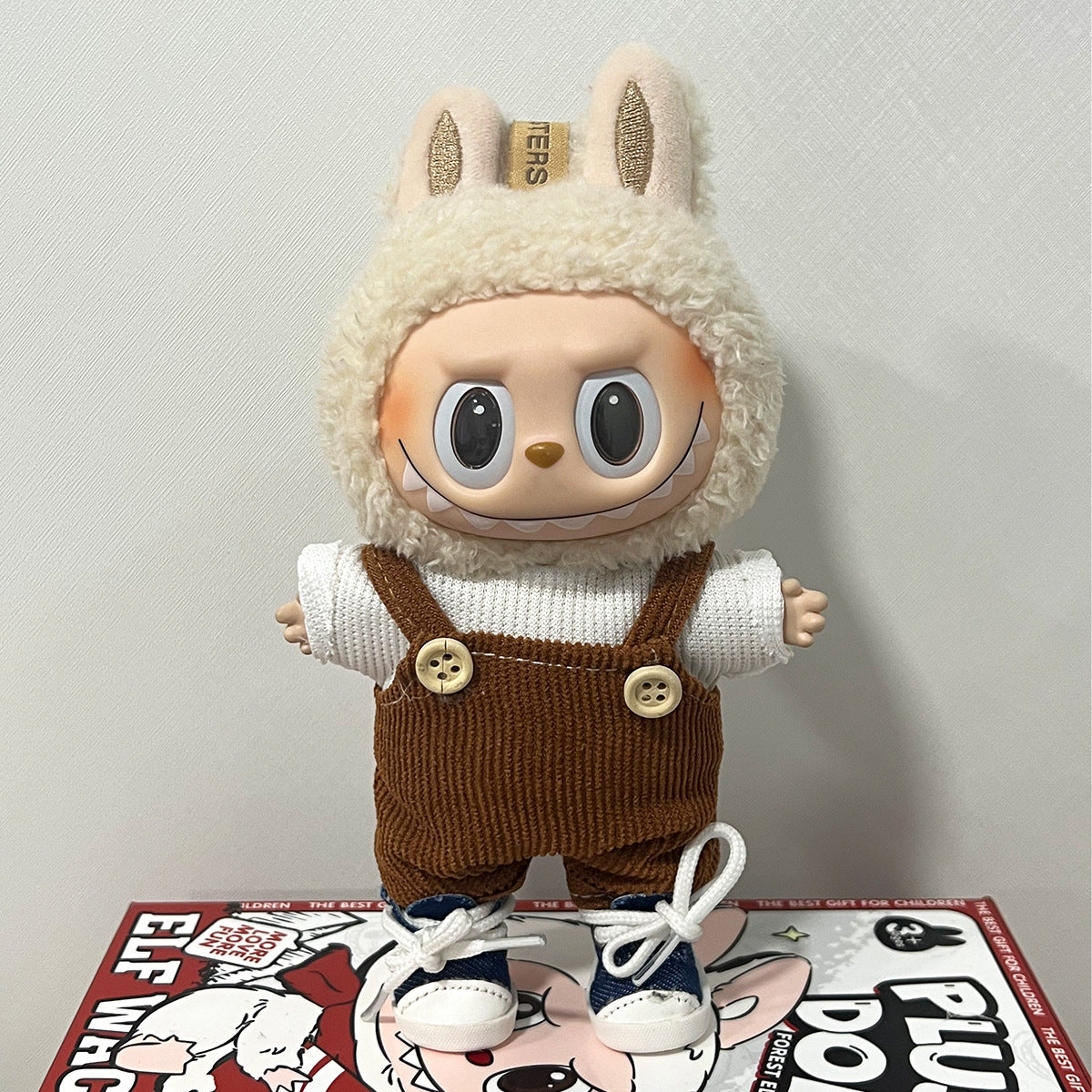 17cm Labubu Doll Clothes Outfit Dress Up Changeable Costume