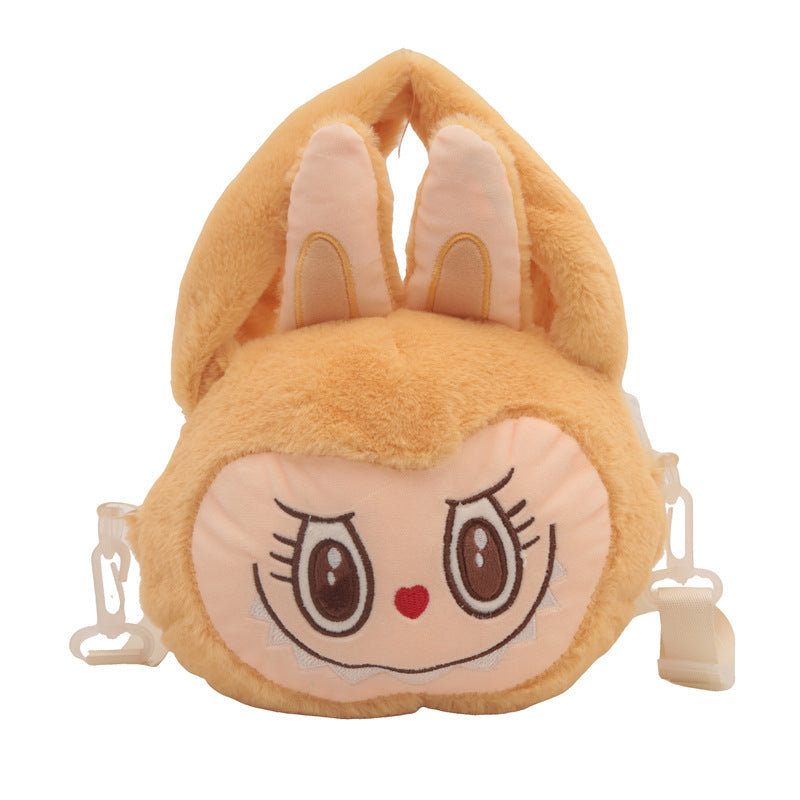 Labubu Plush Cartoon Soft & Adorable Crossbody Bag Girls