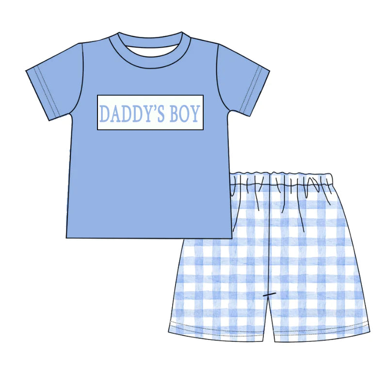 Summer Sibling Kids "DADDY'S GIRL/BOY" Smocked Clothes