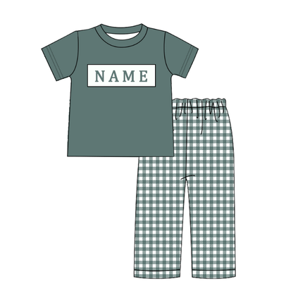 Kids Halloween CUSTOM NAME Embroidery Ghost Pumpkin Sibling Clothes