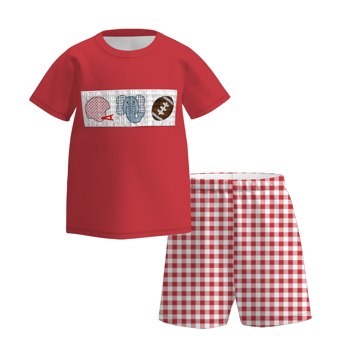 Alabama Football Embroidered Matching Sibling Outfits