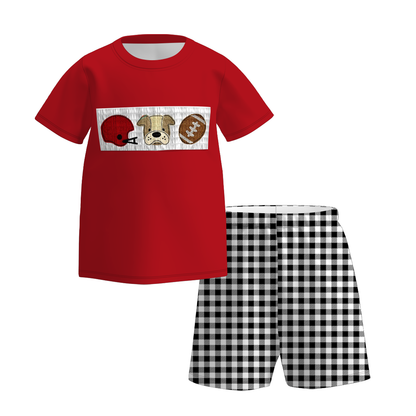 Georgia Football Embroidered Matching Sibling Outfits