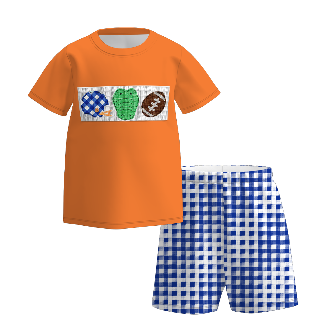 Florida Football Embroidered Matching Sibling Outfits