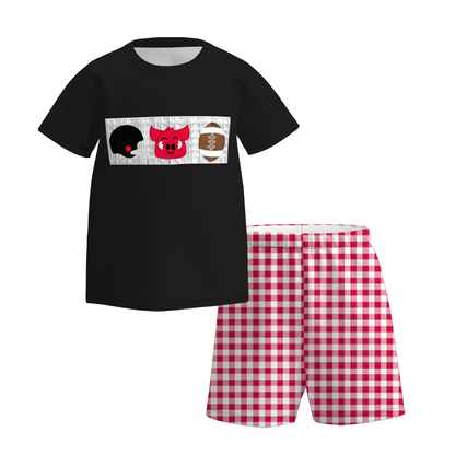 Arkansas Football Embroidered Matching Sibling Outfits