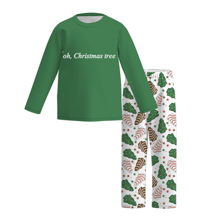 Kids Christmas "Oh Christmas Tree" Embroidered Outfits Collection
