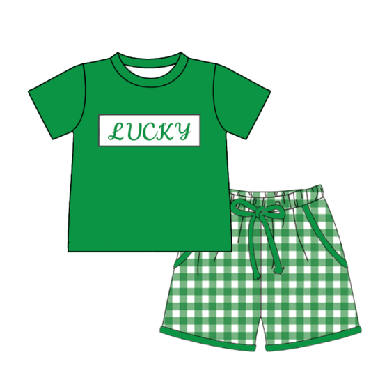 St. Patrick’s Day “Lucky” Smocked Embroidery Collection – Exclusive New Design for Kids