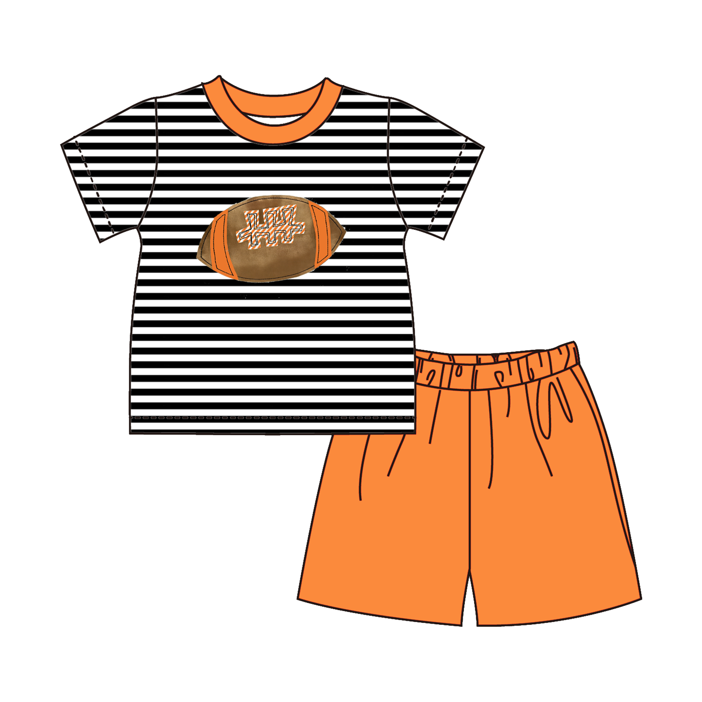 Embroidered Football Fashion Collection for Babies & Toddlers