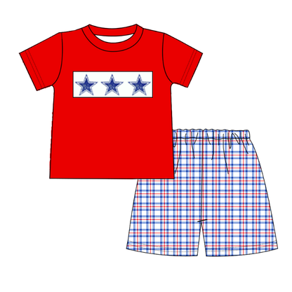 Stars & Stripes Smocked Kids Collection – Patriotic Independence Day Outfits