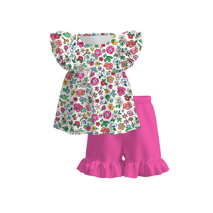Mommy And Me Summer Floral Print Matching Clothes Collection