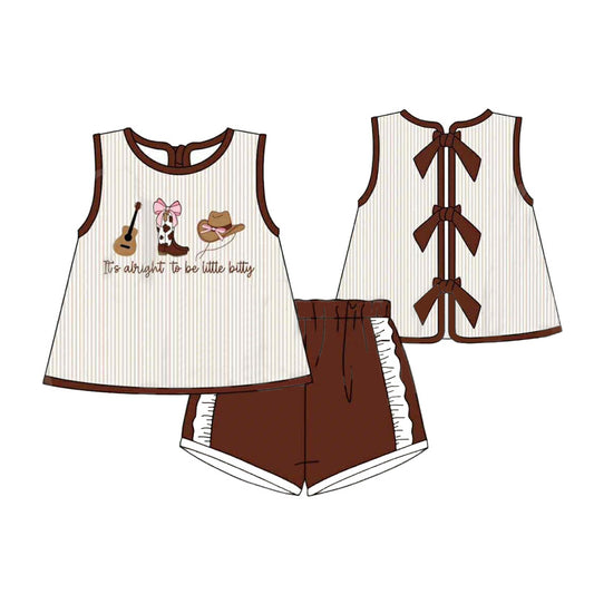 Kids Summer Fall Western Boots Farm Embroidery Sibling Clothes