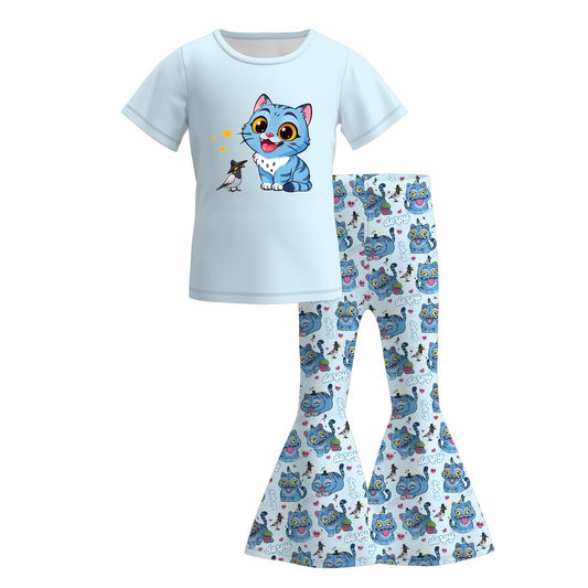 2025 Fall Kpop Demon Hunters Girls Boutique Bell Pant Set