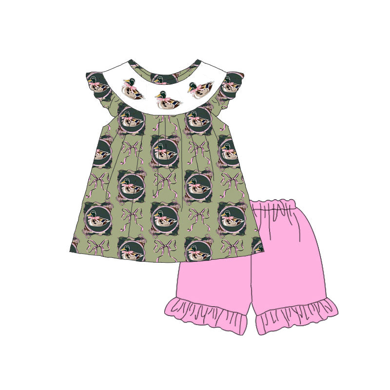 Kids Smock Embroidery Outfit | 2026 Spring Summer Duck Collection