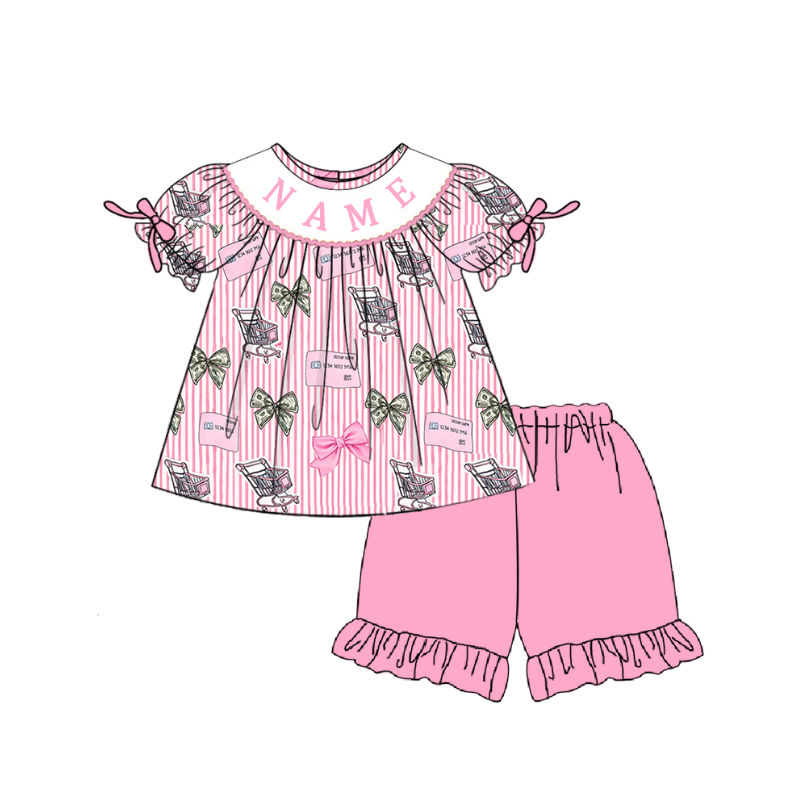 2026 Spring/Summer Pink Bow Collection | Personalized Smocked Kidswear