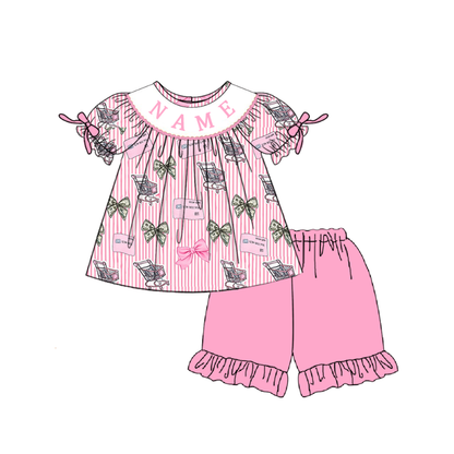 2026 Spring/Summer Pink Bow Collection | Personalized Smocked Kidswear