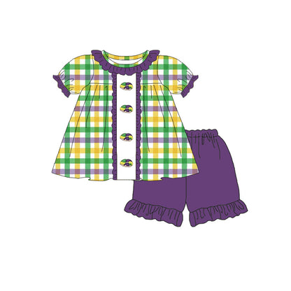 2026 Mardi Gras “King Cake” Embroidered Kids Collection