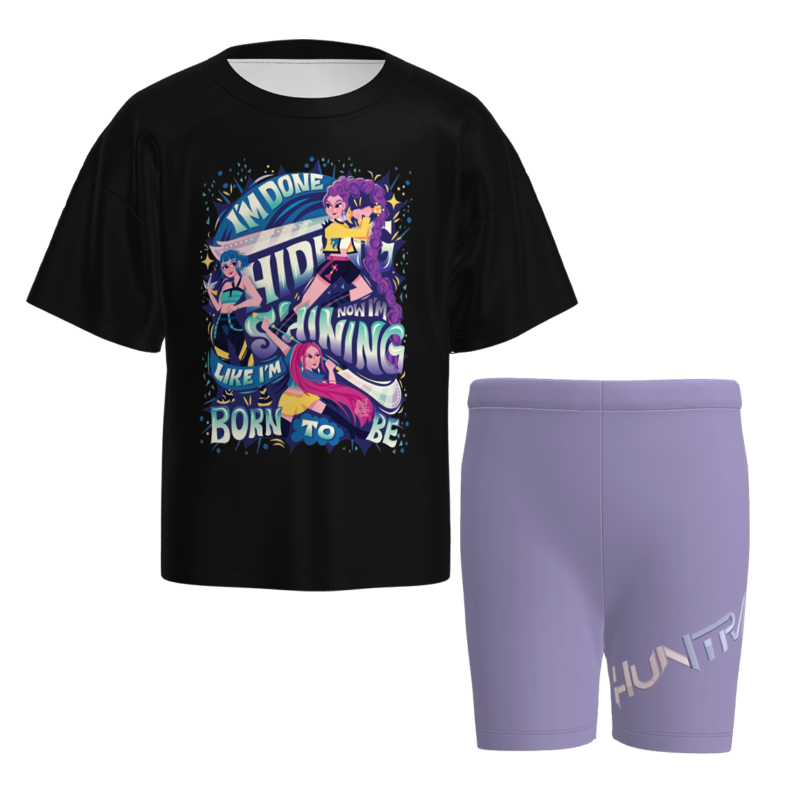 Spring Summer Cartoon Printed Short Set Collection