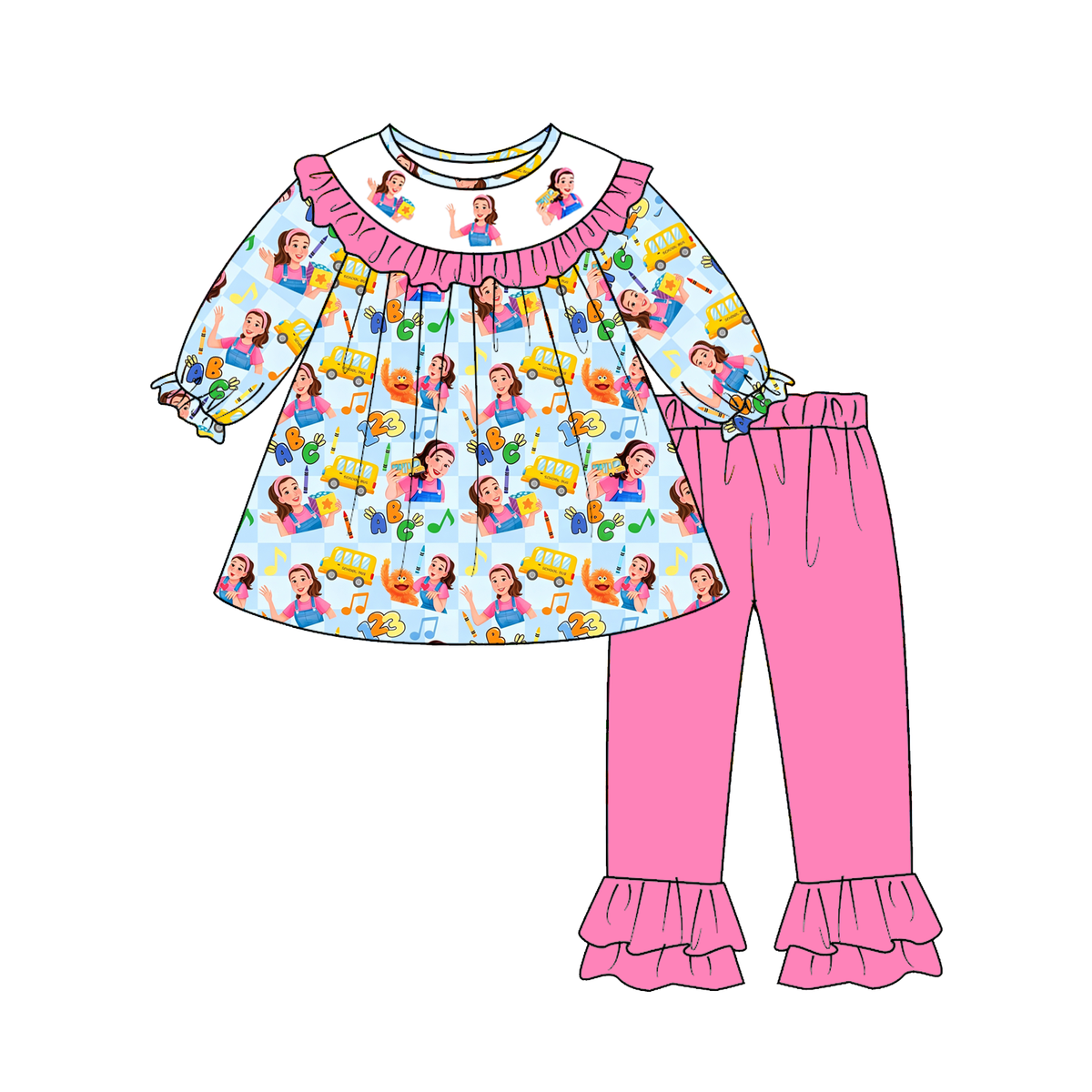 Spring & Back to School Smocked Embroidery Collection – Girls Dresses, Ruffle Sets & Boys Matching Outfits