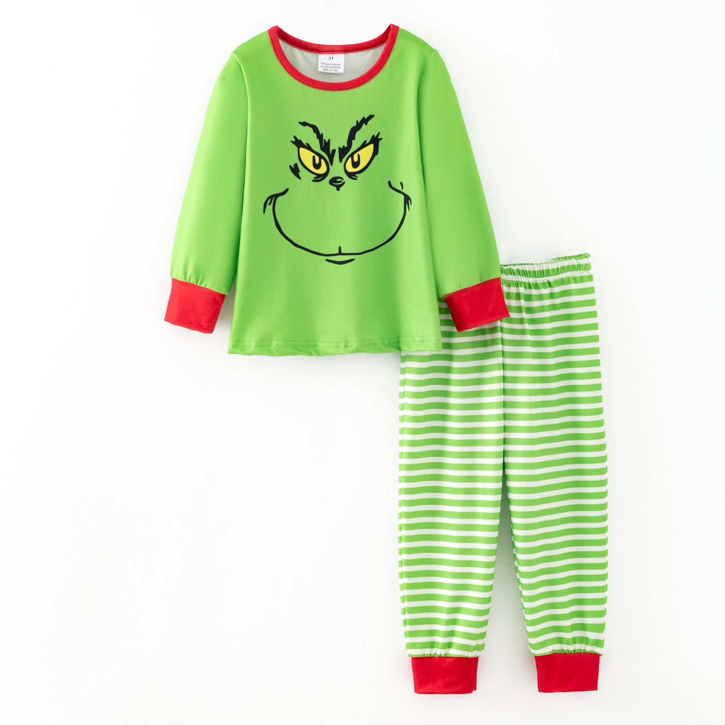 Kids Christmas Winter Grinch Printed Pajamas Set Collection