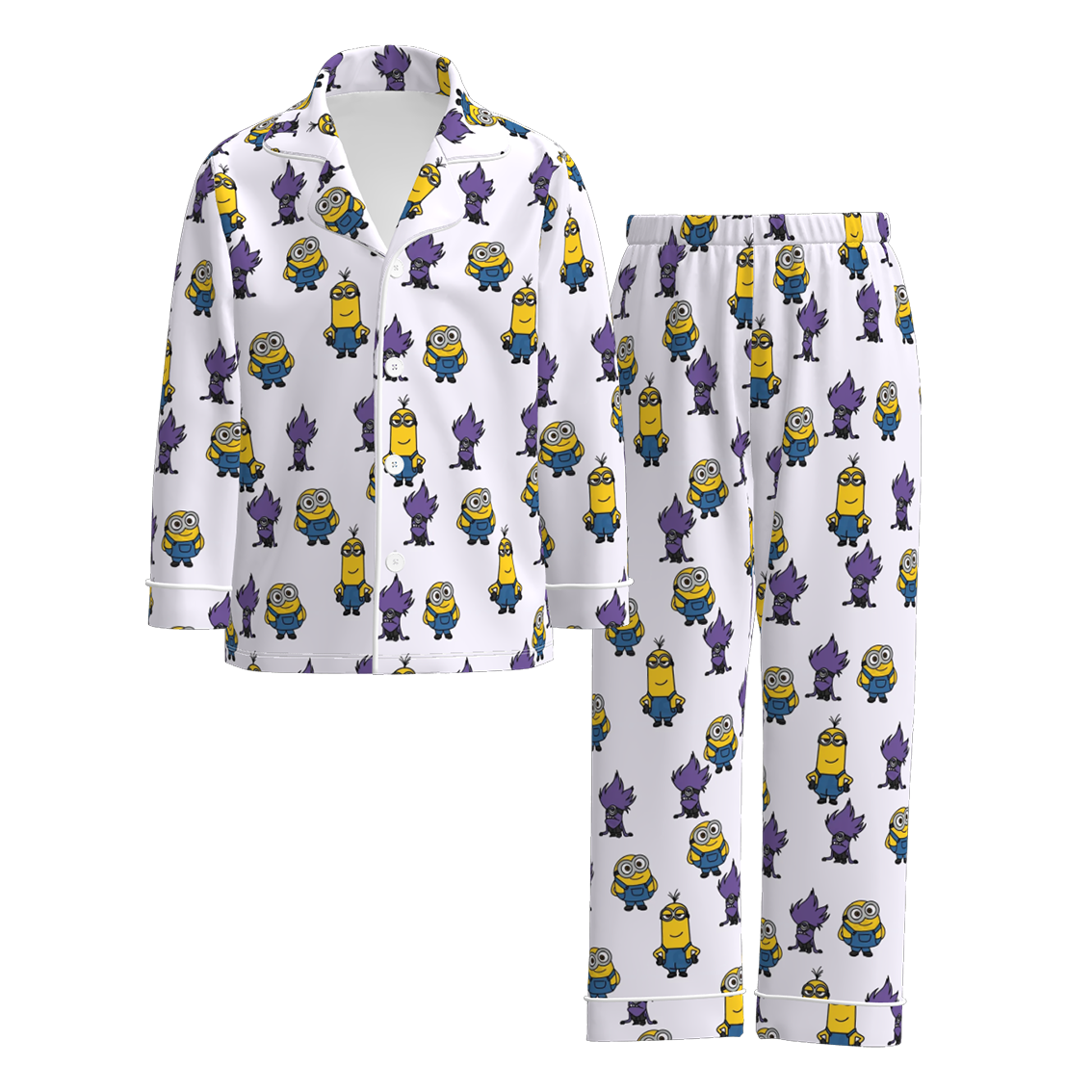 Boys Fall Bluey Cartoon Print Pajamas Pant Set
