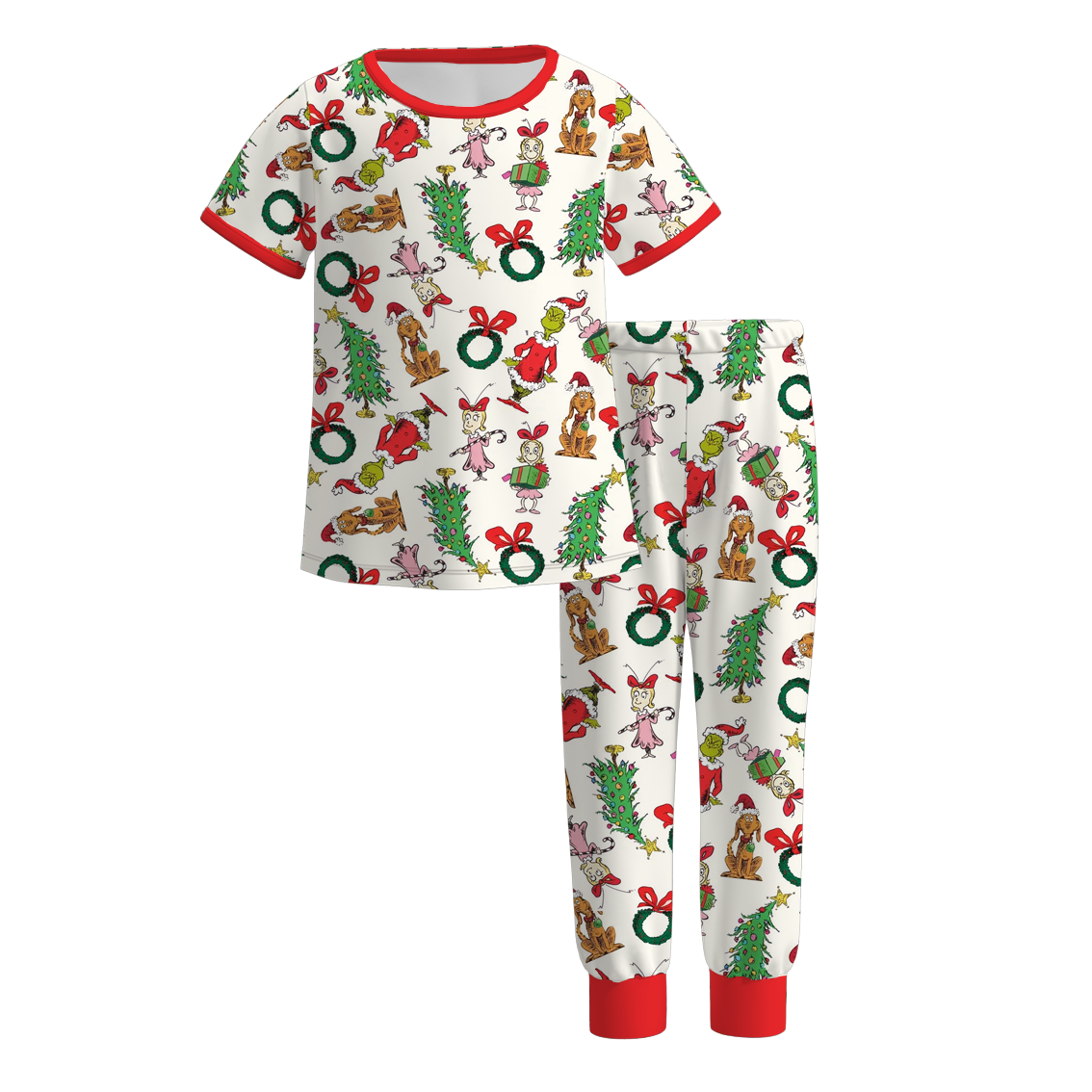 Christmas Family Matching Outfits – Holiday Print Set