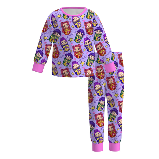 Kids Kpop Demon Hunters Themed Hot Seller Purple Collection