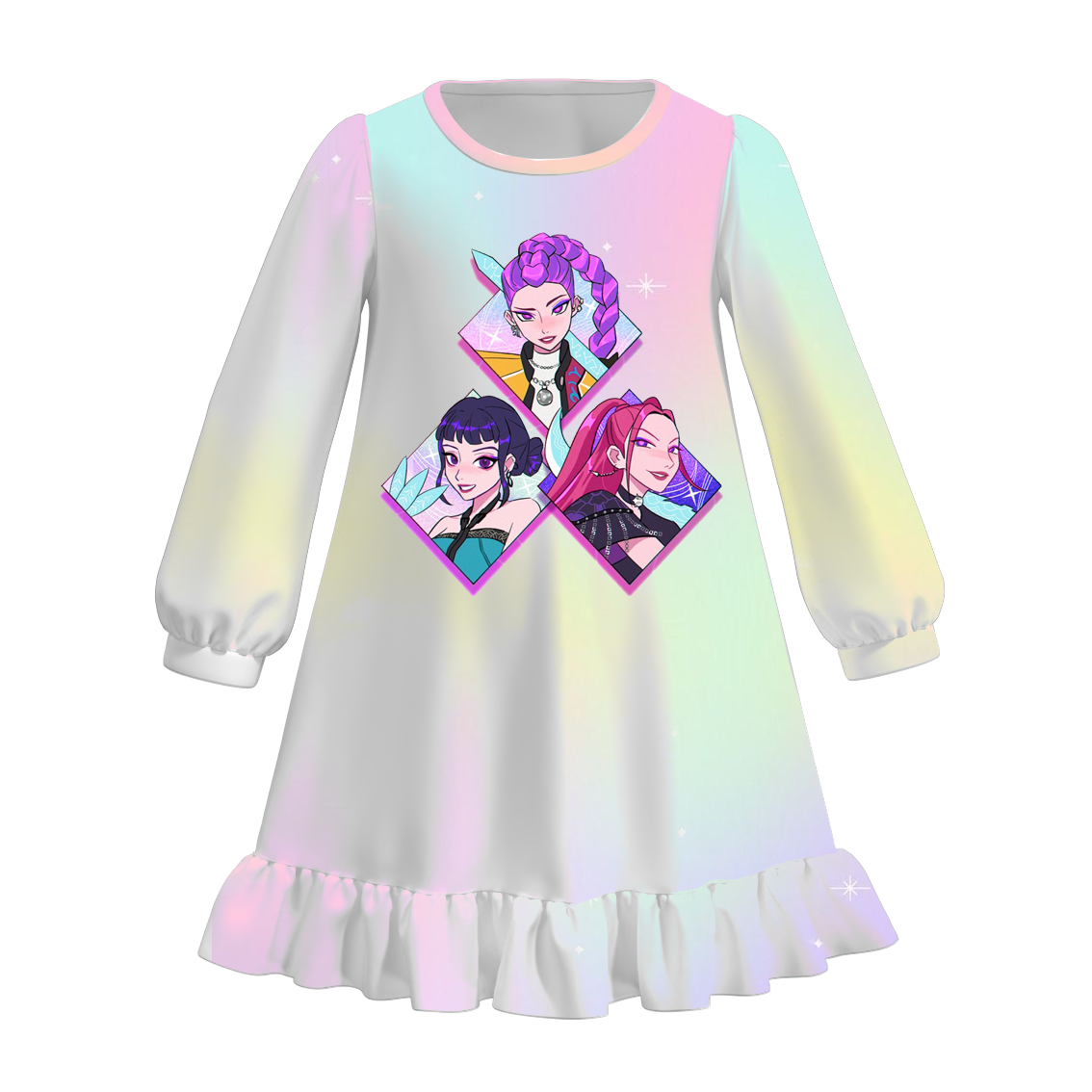 Kids Kpop Demon Hunters Themed Hot Seller Plaid Collection