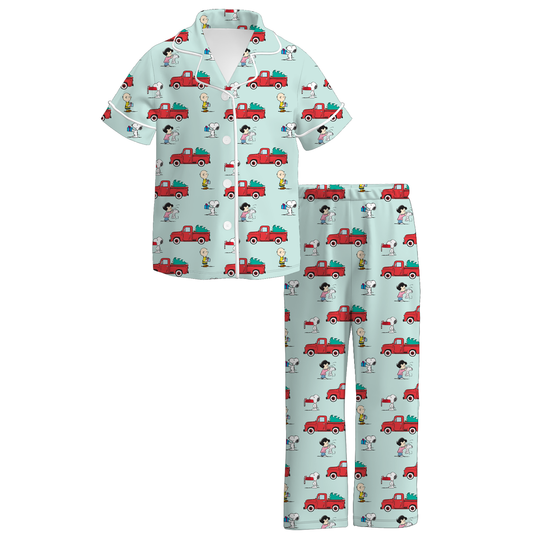 Girls 2 Pieces Christmas Cute Sleepwear Pajamas Set Collection