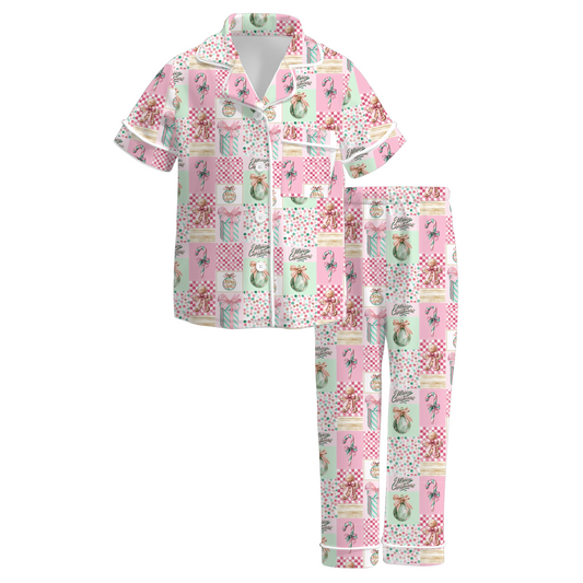 Girls 2 Pieces Christmas Sleepwear Pajamas Set Collection