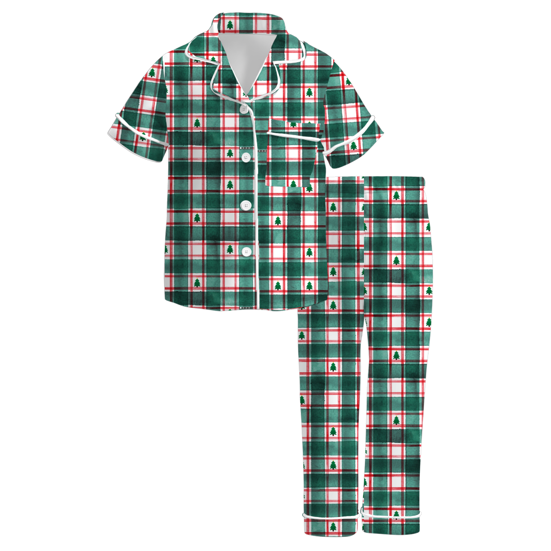 Girls 2 Pieces Christmas Sleepwear Pajamas Set Collection