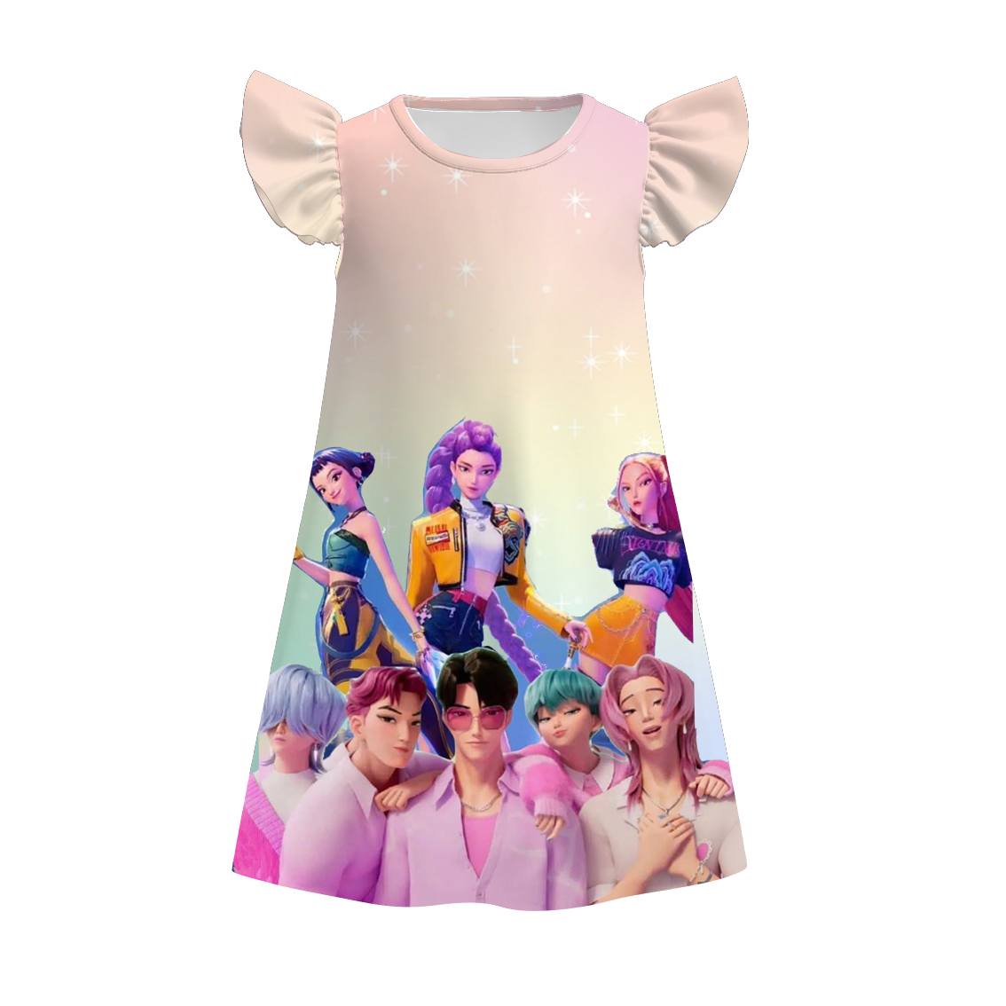 Girls Fall Winter Kpop Demon Hunters Pajamas Dress Collection