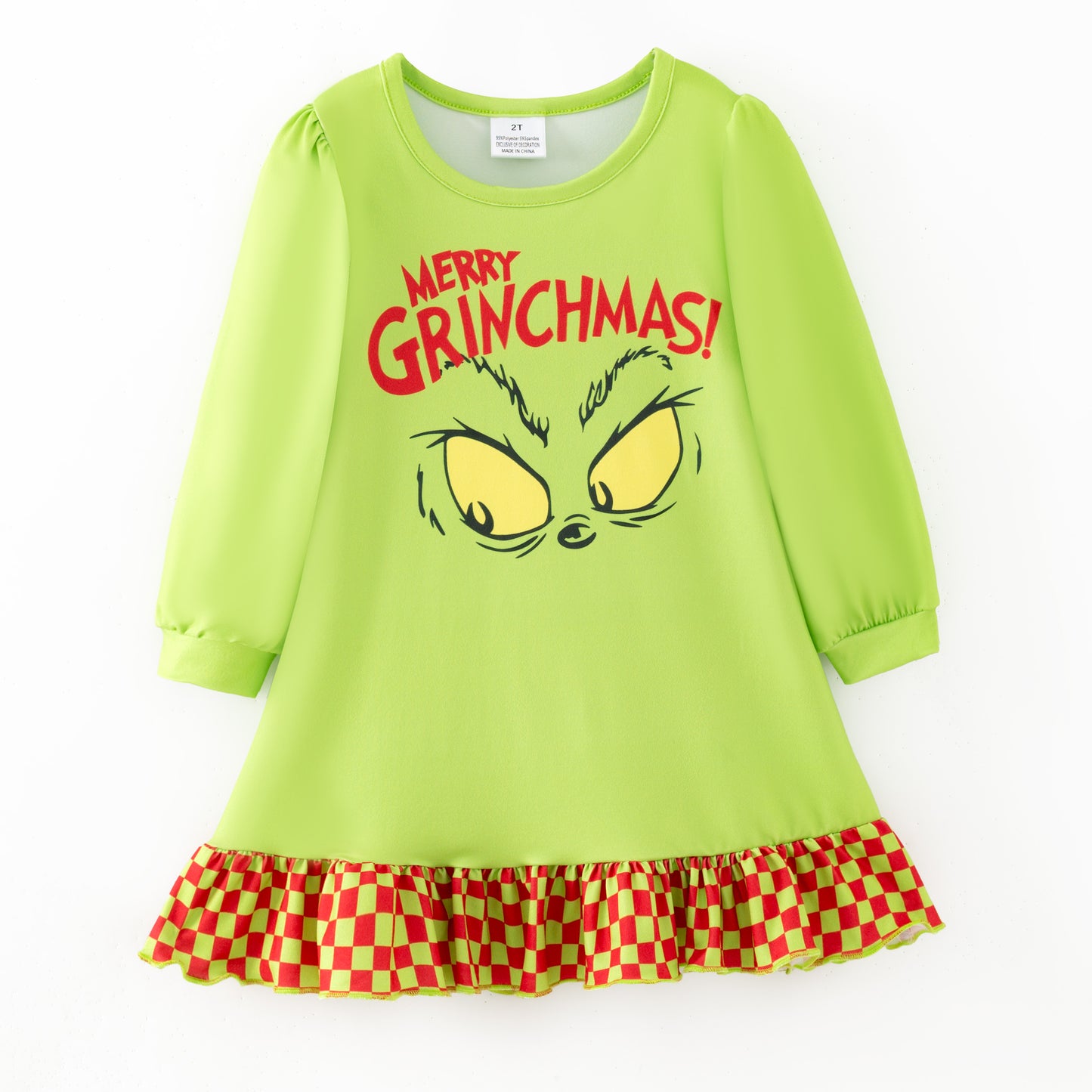 Kids Christmas Ginch Print Sleepwear Pajamas Collection