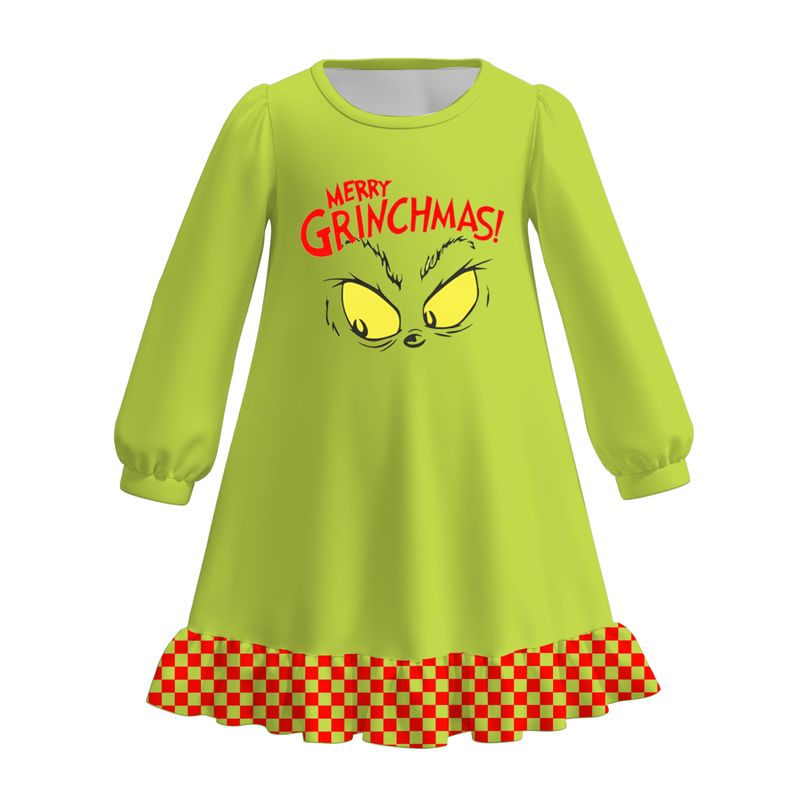 Christmas Family Matching Pajamas – Grinch Print