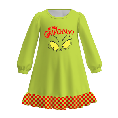 Christmas Family Matching Pajamas – Grinch Print