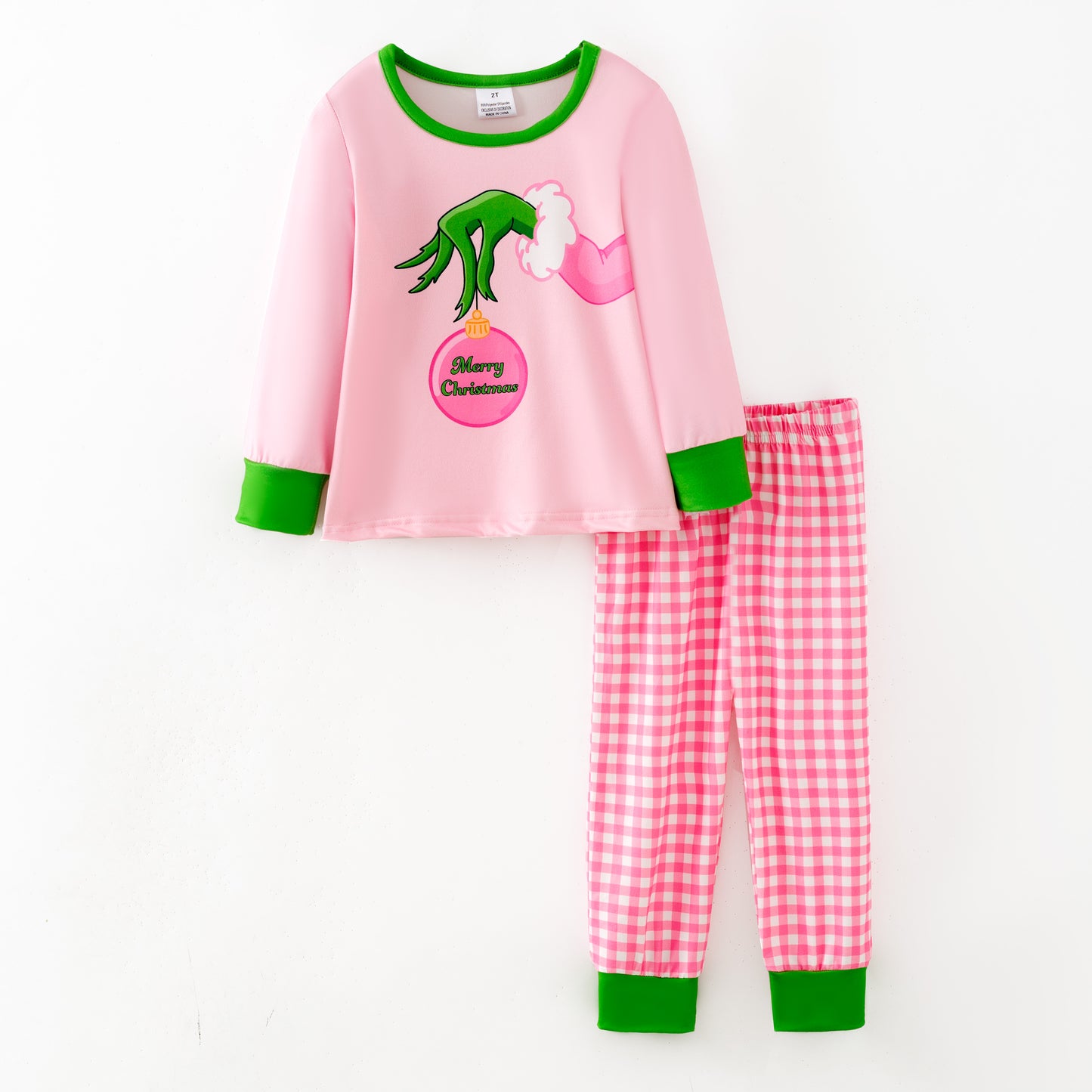 Girls Christmas Winter Grinch Printed Pajamas Set Collection