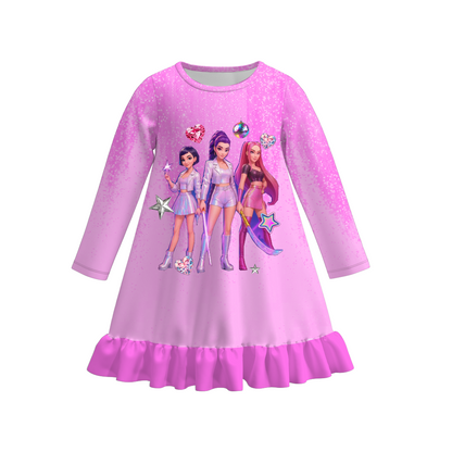 KPOP DEMON HUNTER Girls’ Nightdress Pajamas Collection