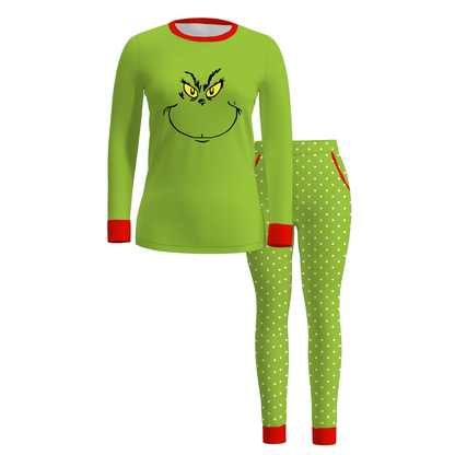 2025 Christmas Family Matching Pajamas Set– Grinch Print