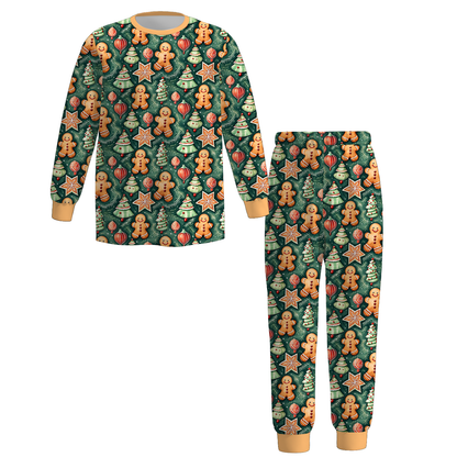 Christmas Gingerbread Mommy & Me Matching Pajama Set