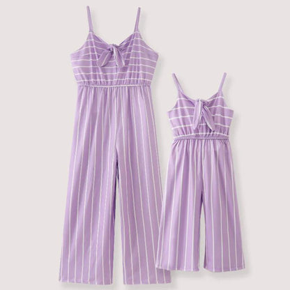 Mother's Day Mommy And Me Stripes Slip Jumpsuit