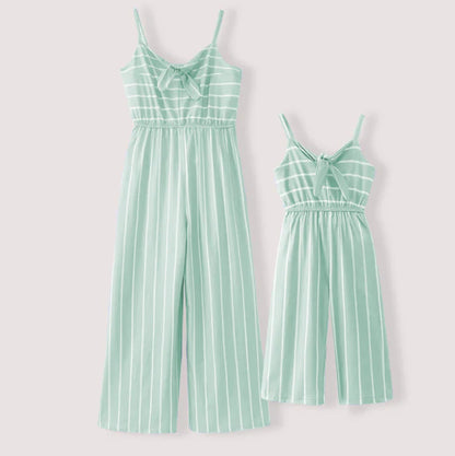 Mother's Day Mommy And Me Stripes Slip Jumpsuit