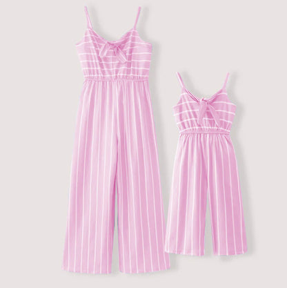 Mother's Day Mommy And Me Stripes Slip Jumpsuit