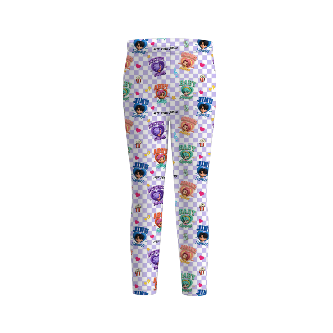 Kids Kpop Demon Hunters Themed Hot Seller Plaid Collection