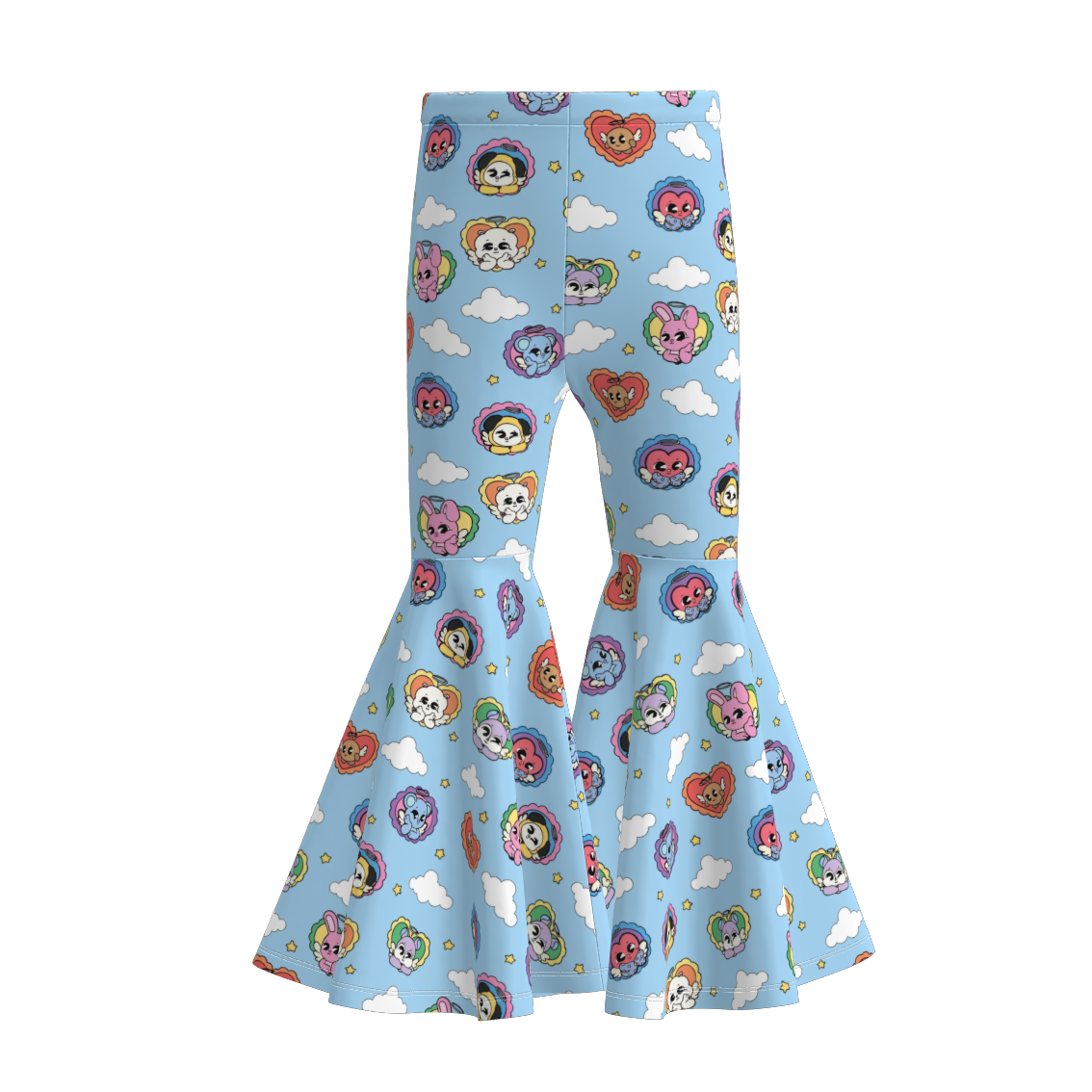 Kpop Demon Hunters Girls Soft Bell Pants Collection