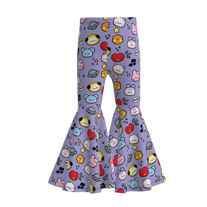 Kpop Demon Hunters Girls Soft Bell Pants Collection